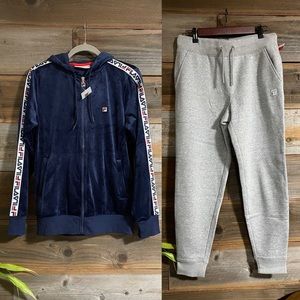 NWT FILA Hoodie and Sweatpants Set